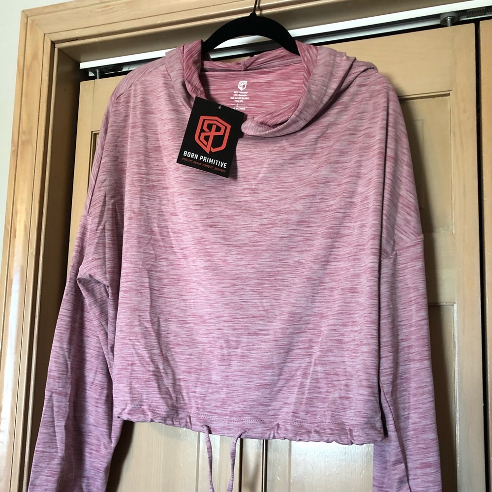 Born Primitive crop hoodie